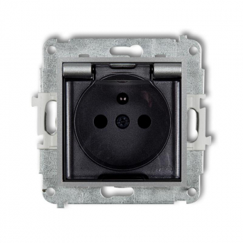 KARLIK MINI SREBRNY 7MGPB-1zdp gniazdo x1 z/u bryz-15870