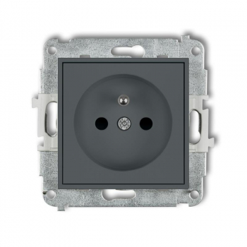 KARLIK MINI GRAFIT MAT 28MGP-1zp gniazdo x1 z/u-15876