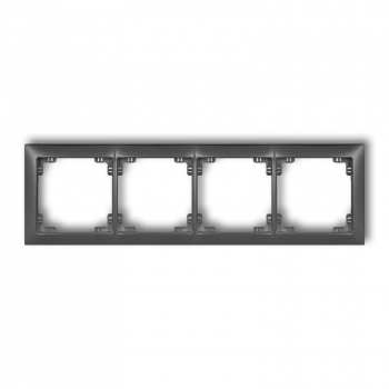 KARLIK DECO SOFT GRAFIT 11DRSO-4 ramka x4 -15932