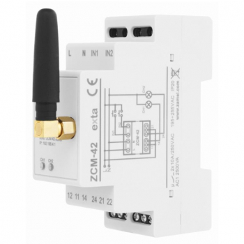 ZAMEL EXTA ZCM-42 programator czasowy WiFi 16A -16840