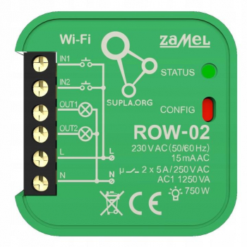 ZAMEL SUPLA ROW-02 odbiornik dopuszkowy WiFi-17016