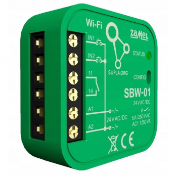 ZAMEL SUPLA SBW-01 sterownik bram 1-kanałowy WiFi-17018