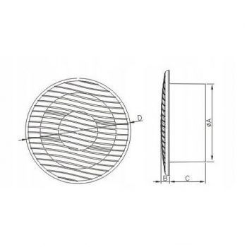 DOSPEL NV 15 wentylator osiowy ścienny sufitowy-18359