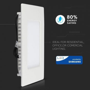 V-TAC VT-618SQ panel świetlny LED 18W 1500lm 4000K-19648