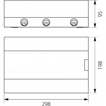 OPATÓWEK SRn-12 rozdzielnica n/t 1x12 N+PE-20840