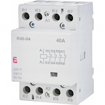 ETI R 40-04 230V stycznik modułowy 40A 440V 4NC-20851
