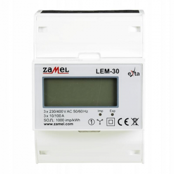 ZAMEL EXTA LEM-30 licznik prądu energii 3F 100A-21030