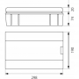 OPATÓWEK SRp-12 rozdzielnica p/t 1x12 N+PE -21039