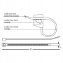 OPATÓWEK OZC 75-380 UV CZARNY opaska 50szt-21298