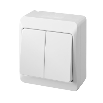NASIELSK HERMES IP44 BIAŁY ŁNT-5 łącznik świecznik-22490