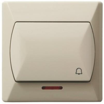 OSPEL AKCENT BEŻ ŁP-6AS/01 łącznik dzwonek-22624