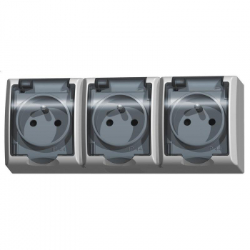OSPEL FALA BIAŁY GNH-3HZ/00/d gniazdo x3 hermet-2286
