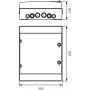 OPATÓWEK RH-24/UV rozdzielnica n/t 2x12 hermetyczn-23334