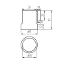 KANLUX HLDR-E27-F oprawka ceramiczna do żarówek-23584