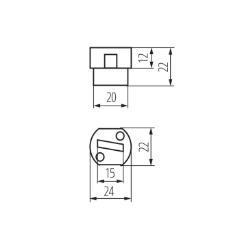 KANLUX HLDR-G9 oprawka ceramiczna do żarówek-23721