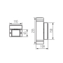 KANLUX ZEW EL-235J-B oprawa elewacyjna GU10 CZARNY-23842