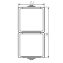 KANLUX MOWION SZARY TEKNO 05-2220-143 gniazdo x2-24132