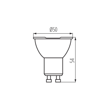 KANLUX TEZI LED 3,5W GU10-WW żarówka 250lm 3000K-24298