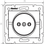 KANLUX MOWION CZARNY LOGI 02-1210-142 gniazdo x1-24364