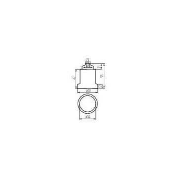 KANLUX HLDR-E27-D oprawka ceramiczna do żarówek-25419