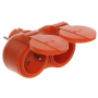 PLASTROL R-270/P rozgałęźnik 2x2p z/u IP44 POMARAŃ-25476