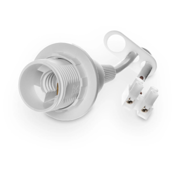 PLASTROL OE-14KZP oprawka z kołnierzem E14 BIAŁY-25522