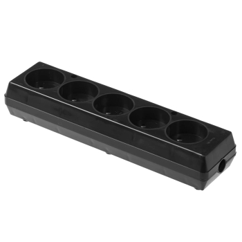 PLASTROL GN-560 gniazdo 5x2p b/u CZARNY-25607