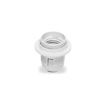 PLASTROL OE-27K oprawka z kołnierzem E27 BIAŁY-25686