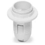 PLASTROL OE-14K oprawka z kołnierzem E14 BIAŁY-25684