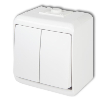 KARLIK JUNIOR BIAŁY WHE-2L łącznik x2 podświetlany-26437