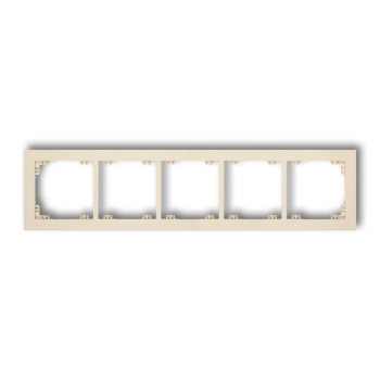 KARLIK DECO BEŻ 1DR-5 ramka x5 -26561