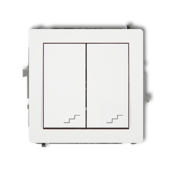 KARLIK DECO BIAŁY DWP-33 łącznik schodowy x2 -26616