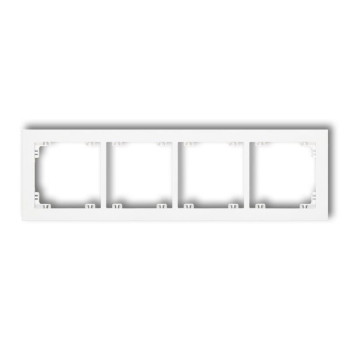 KARLIK DECO BIAŁY DR-4 ramka x4  -26620