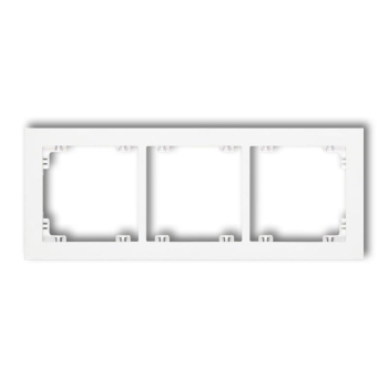 KARLIK DECO BIAŁY DR-3 ramka x3   -26623