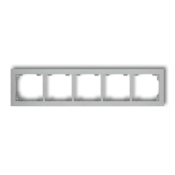KARLIK DECO SREBRNY 7DR-5 ramka x5  -26707