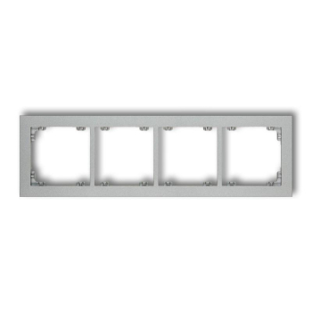 KARLIK DECO SREBRNY 7DR-4 ramka x4 -26708