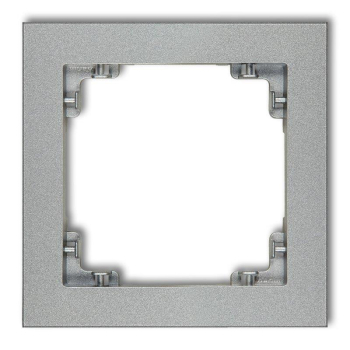 KARLIK DECO SREBRNY 7DR-1 ramka x1 -26715