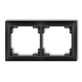 KARLIK DECO SOFT CZARNY 12DRSO-2 ramka x2 -26727