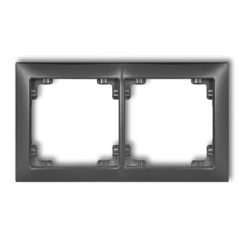 KARLIK DECO SOFT GRAFIT 11DRSO-2 ramka x2 -26732