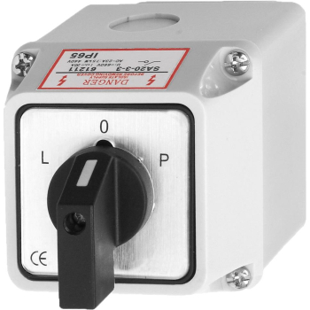 AEP łącznik krzywkowy L-0-P 3P 16A w obudowie małe-27611