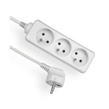 ELGOTECH EPS-301,5 przedłużacz 3gn 3x1 1,5m BIAŁY-28483