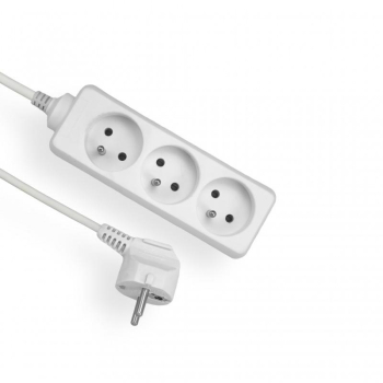 ELGOTECH EPS-303 przedłużacz 3gn 3x1 3m BIAŁY-28485