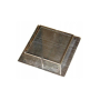 DOSPEL DR/KOM 140X140 drzwiczki kominowe SREBRNY-29001