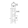 BAKS M CWD40H22/2 ceownik wzmocniony 2m -29434