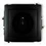 KARLIK DECO CZARNY 12DGP-1zp gniazdo x1 z/u-7823
