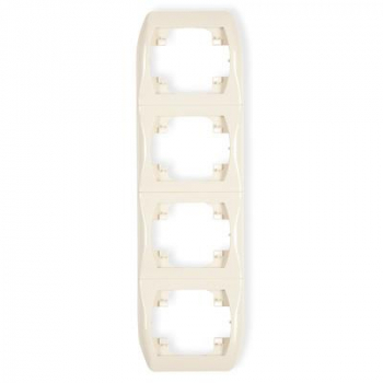 KARLIK TREND BEŻOWY 1RV-4  ramka x4 pion-8344
