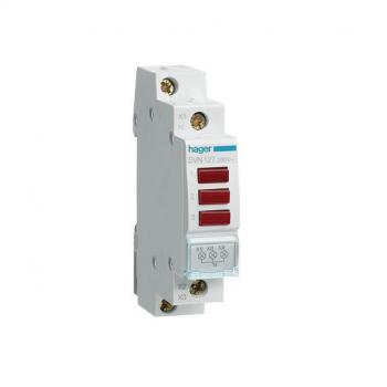 HAGER SVN127 lampka sygnalizacyjna LED 3xCZERWONY-912